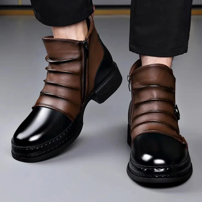 טוני – מגפי ankle מעור אמיתי