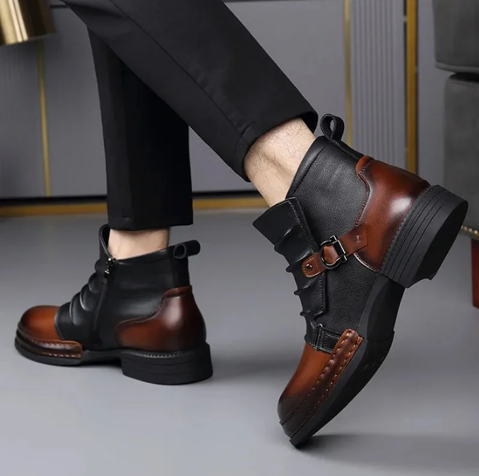 טוני – מגפי ankle מעור אמיתי